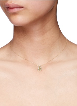 Click To Zoom Bao Bao Wan - 'Little Buddha' 18k gold diamond necklace