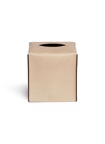 Main View -Click To Enlarge Liverpool square leather tissue box