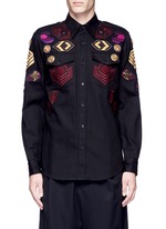 Main View -Click To Enlarge 'Chale' military badge shirt