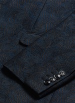 Click To Enlarge 'Kenneth' slim fit jacquard suit