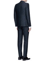 Back View -Click To Enlarge 'Kenneth' slim fit jacquard suit
