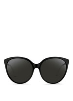 Main View -Click To Enlarge Oversize cat eye acetate sunglasses