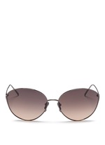Main View -Click To Enlarge Titanium cat eye sunglasses