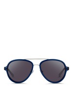 Main View -Click To Enlarge Wire rim acetate aviator sunglasses