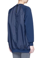 Back View -Click To Enlarge 'Wela' faux fur panelled sweatshirt