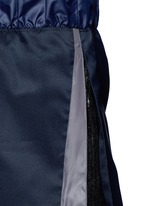 Detail View -Click To Enlarge 'Alika' faux fur pleated drawstring skirt