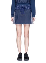 Main View -Click To Enlarge 'Alika' faux fur pleated drawstring skirt
