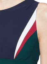 Detail View -Click To Enlarge 'Lana' colourblock sports bra