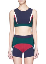 Main View -Click To Enlarge 'Lana' colourblock sports bra