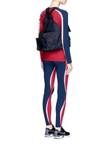 Figure View -Click To Enlarge 'NO KA'OI' gummed yoga backpack