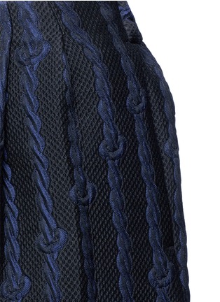 Click To Zoom 3.1 Phillip Lim - Silk rope embroidery piqué shorts