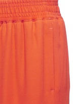 Detail View -Click To Enlarge Elastic waist tapered pants
