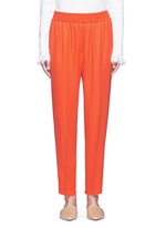 Main View -Click To Enlarge Elastic waist tapered pants