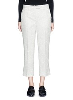 Main View -Click To Enlarge Stripe bouclé kick flare pants