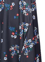 Detail View -Click To Enlarge 'Posie' floral print strappy midi dress