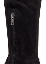 Detail View -Click To Enlarge 'Miracle' faux suede thigh high sneakers
