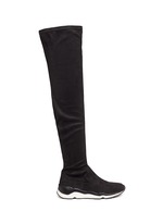 Main View -Click To Enlarge 'Miracle' faux suede thigh high sneakers