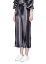 Front View -Click To Enlarge Split side stripe culottes
