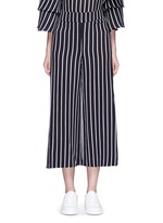 Main View -Click To Enlarge Split side stripe culottes