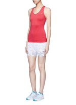 Figure View -Click To Enlarge Technical knit racerback tank top
