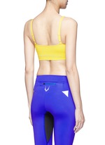 Back View -Click To Enlarge Technical knit sports bra