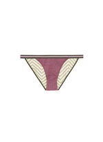 Main View -Click To Enlarge 'Wild Rose' metallic knit lace briefs