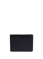 Back View -Click To Enlarge 'Classic' medium star patch leather zip pouch