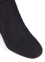 Detail View -Click To Enlarge 'Elina' suede thigh high boots