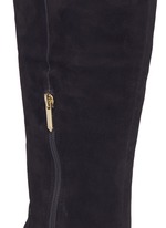Detail View -Click To Enlarge 'Elina' suede thigh high boots
