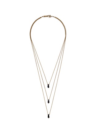 Main View - Click To Enlarge Main View - Click To Enlarge - Isabel Marant - Three tier buffalo horn necklace