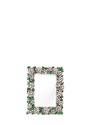 Main View - Click To Enlarge Main View - Click To Enlarge - LANE CRAWFORD - Botanica round peony 3.5R photo frame
