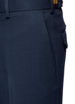 Detail View -Click To Enlarge 'Philip' rolled cuff wool pants