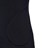 Detail View -Click To Enlarge 'Turtle' reversible bonded jersey jacket