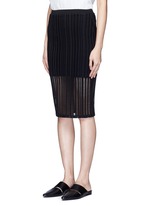 Front View -Click To Enlarge Jacquard jersey pencil skirt