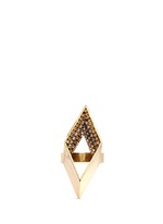 Main View -Click To Enlarge 'Geometry One' crystal pavé cutout diamond ring