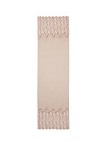 Main View -Click To Enlarge Metallic floral guipure lace cashmere-silk scarf