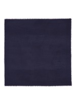 Main View -Click To Enlarge 'V' logo jacquard silk-wool scarf