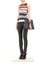 Preen&nbsp;Leather front leggings