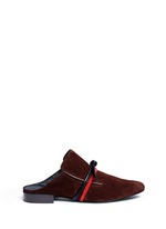 Main View -Click To Enlarge 'Louie' knotted suede mules