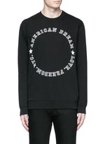 Main View -Click To Enlarge 'American Dream' embroidery sweatshirt