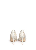 Back View -Click To Enlarge 'Bellucci' jewel brooch Taormina lace pumps