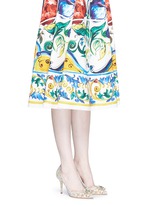 Figure View -Click To Enlarge 'Bellucci' jewel brooch Taormina lace pumps