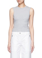Main View -Click To Enlarge Open twist back tank top