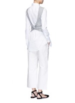 Figure View -Click To Enlarge Open twist back tank top