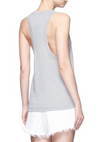 Back View -Click To Enlarge Enzyme wash French terry racerback tank top