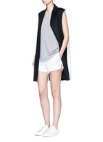 Figure View -Click To Enlarge Enzyme wash French terry racerback tank top