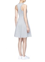 Back View -Click To Enlarge Double knit jersey flare tank dress