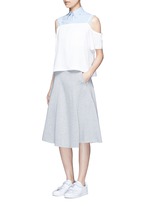 Figure View -Click To Enlarge Double knit jersey circle skirt