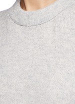 Detail View -Click To Enlarge Wool-cashmere long dickie sweater vest