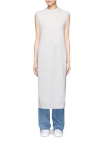 Main View -Click To Enlarge Wool-cashmere long dickie sweater vest